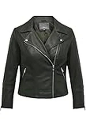 ONLY Caremmy Faux Leather Biker Noos Damesjas van imitatieleer, , 48