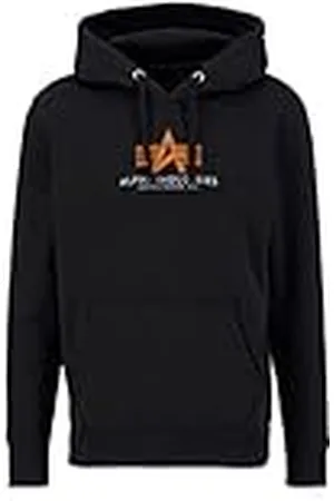 Alpha Industries Basic Rubber Hoody voor heren Black