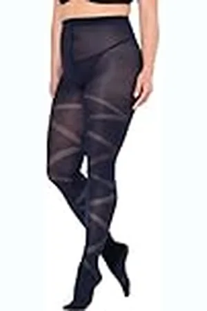 Ulla Popken Dames grote maten grote maten plus size panty, strepen, , 62-64