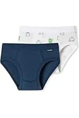Schiesser Jungen 2 PACK Sportslip Unterwäsche Feinripp - 100% Organic Bio Baumwolle - Größe 92 bis 140