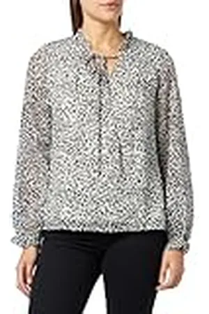 NAEMI Damesblouse met luipaardprint, , S