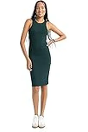 DeFacto Damesjurken zomer - bodycon jurk dames, stijlvol en elegant - zomerjurk voor dames, vrouwelijke en comfortabele jurk, , XL