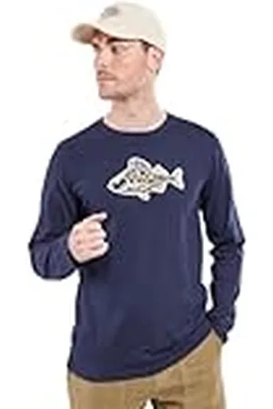 Armor.lux Armor Lux T-shirt met lange mouwen met zeefdruk voor heren, , XXL