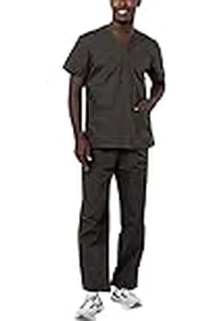 ADAR UNIFORMS Adar Universeel Uniseks Schrobben - Uniseks Trekkoord schrobben Set - 701 - Zinn - 2X