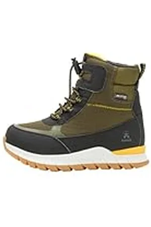 Kamik Rockies winterlaarzen voor jongens, uniseks, donker olijf dol, 28 EU, , 28 EU