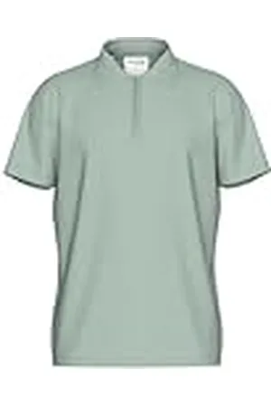 SELECTED Slhfave Zip Ss Polo Noos, , M