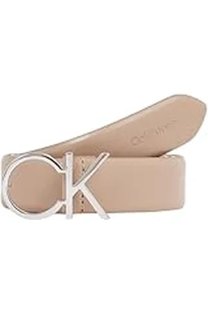 Calvin Klein RE-Lock CK Logo riem voor dames 30 mm vast, cantharel, 65, , 65
