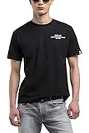 Replay Heren Regular Fit T-shirt van katoen, , XS
