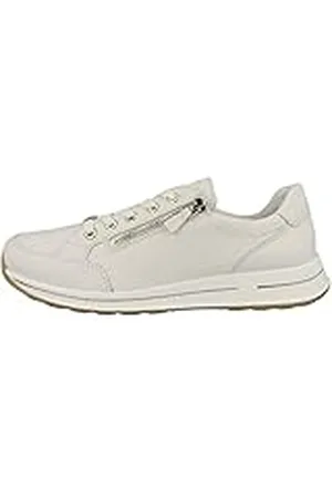 ARA Lage sneakers voor dames, 12-24801, Cream 12 24801 97, 43 EU Breed