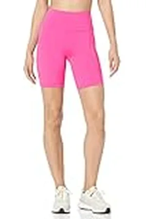 Amazon Active Sculpt High Rise 7 Fietsbroek voor dames met zakken, neonroze, maat S