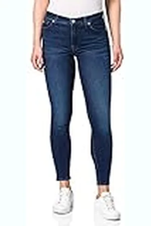 7 for all Mankind Hw Skinny Crop Jeans voor dames