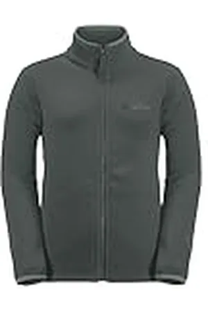 Jack Wolfskin Taunus fleecejack voor kinderen, groen (slate green), 164 cm