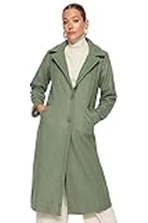 Trendyol Damen Gerade Regulär Mantel Jas voor dames, , 36