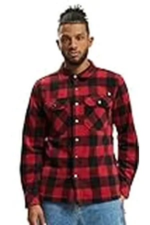 Brandit Jeff fleece shirt met lange mouwen voor heren, , XXL