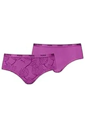 PUMA Hipster ondergoed voor dames (set van 2), , XS