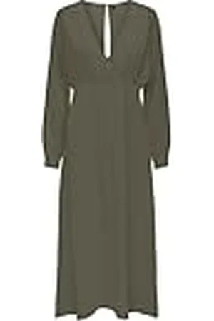 ONLY ONLALMA Life Poly JEN lange jurk, effen, , M