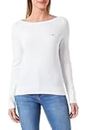 Tommy Hilfiger Dames CO Jersey Stitch Boat-NK Sweater Trui, , 3XL, , 3XL grote maten