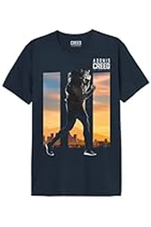 Cotton Division Creed "Adonis Running" MECREEDTS016 heren-T-shirt, marineblauw, maat XS, , XS