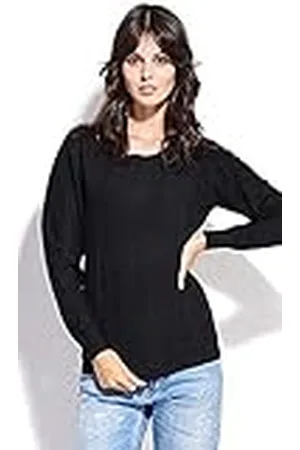 Bonateks Ronde hals sweater design, , maat: L - 40% kasjmier, 45% viscose, 15% elastaan, , 38