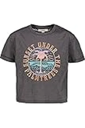 Garcia Kids T-shirt met korte mouwen, parelgrijs, 128/134, , 128 cm