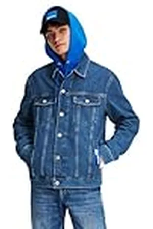 Karl Lagerfeld REGULAR FIT DENIM JAS, GEWASSEN MIDDENBLAUW, XL