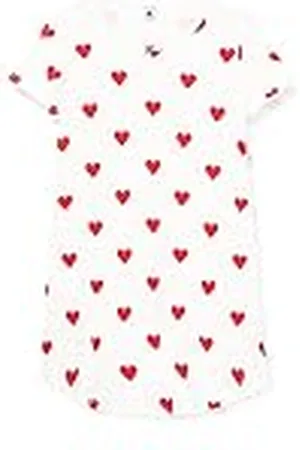 Petit Bateau Nachthemd voor meisjes, Rood, 8 Jaren