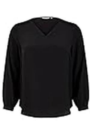TOM TAILOR Dames Plussize blouse met V-hals 1034952, , 46 Grote maten