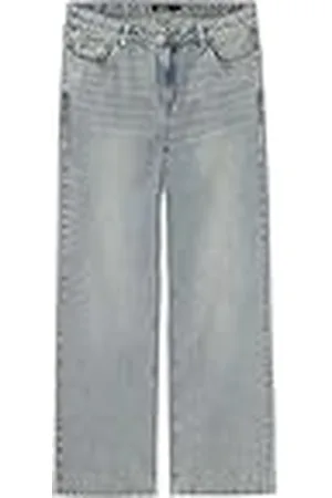 NAME IT Meisjes Nlfmirty DNM Lw Wide Pant Brede Jeans, , 146