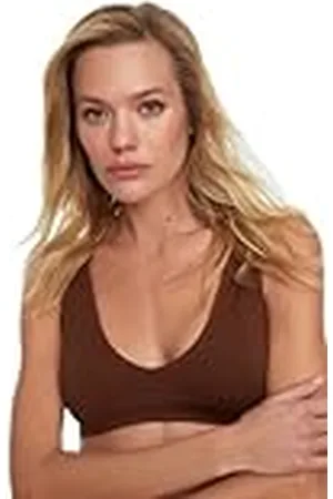 Trendyol Dames Ondergoed Bralette Bralette Crew Neck Knit Bra, , L