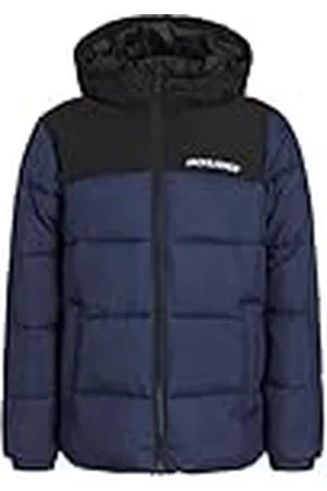JACK & JONES JACK&JONES JUNIOR Jjmoon Hood Puffer Mni Jas voor jongens, , 128