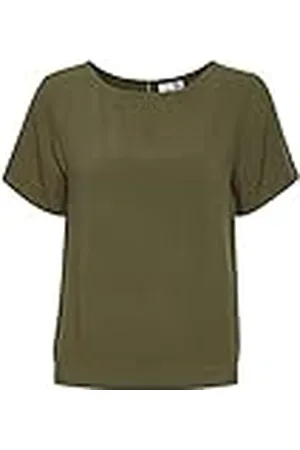 Ichi IHMAIN SS SS - Blouse - 20114547, Ivy Green (190512), 34