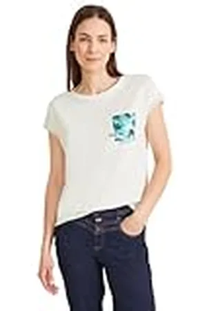 Street one T-shirt met ronde hals, , 34