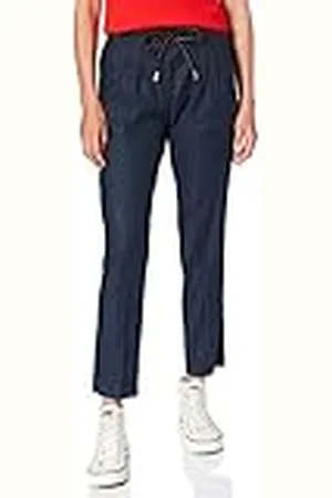 Brax Dames Relaxed Fit stoffen broek Style Milla S Stretch Paperbag-broek, , 34 NL Kort