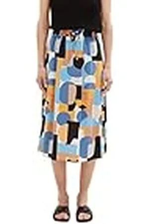 TOM TAILOR 1036680 midi-rok, 31817-abstract retro shapes design, 48 dames, , 46 NL