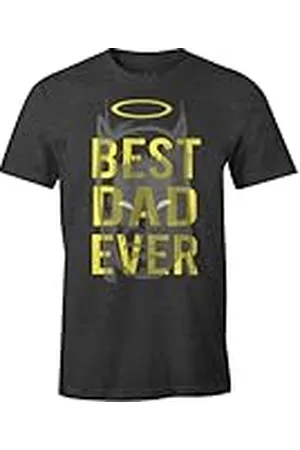Batman MEBATMBTS205 T-shirt, antraciet-melange, maat S