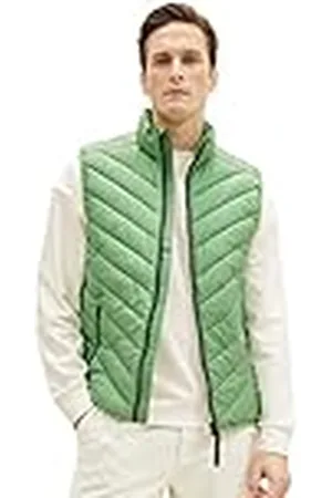 TOM TAILOR TOM KLEERMAKER lichtgewicht gewatteerd herengilet met opstaande kraag van gerecycled polyester