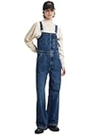 G-Star RAW Straight Leg Zip Dungaree, , L