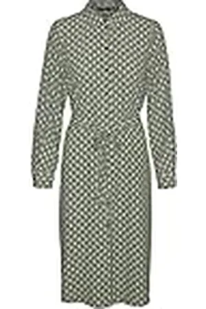 VERO MODA Vmnya Catch Ls Calf Shirt Dress WVN jurk voor dames, , M