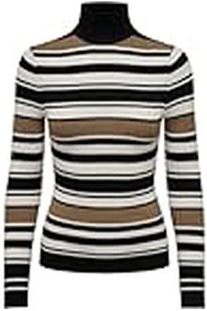 ONLY Dames Onlkarol L/S Rollneck KNT Noos Pullover, zwart 2, L