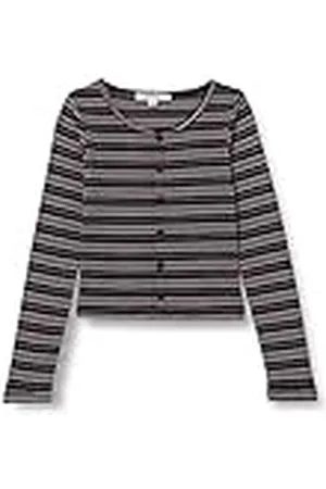 Garcia Kids T-shirt met lange mouwen voor meisjes, gebroken zwart, 128/134