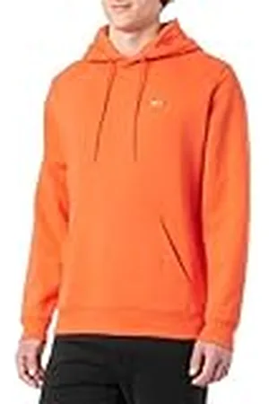 Tommy Hilfiger Heren TJM REG S FLAG HOODIE Pullover Hoodie, Oranje, XL, , XL