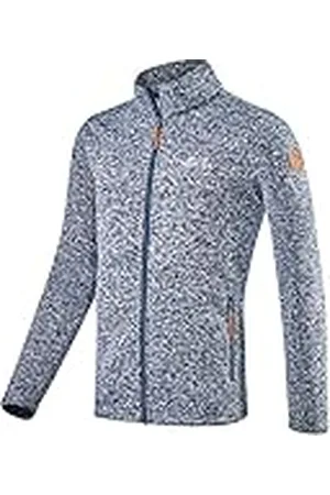 Black Crevice Heren gebreide fleece jas, , 3XL