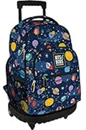 Grafoplas Schoolrugzak met wielen | geïntegreerde trolley | 52 x 37 x 25 cm | Model Roller | Space Collection | Bits & Bobs Pop Up Design | Perfect schoolmateriaal voor kinderen en basisschool,