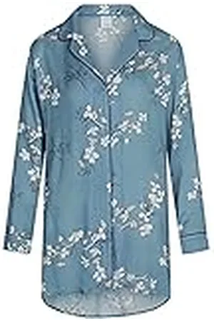 ccdk copenhagen Dames CCDK SIV Pajamas Shirt Pajama Top, Blue Shadow, Large