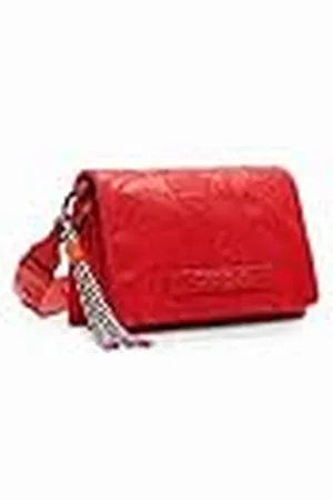 Desigual Dames ALPHA DORTMUND FLAP Accessoires PU ACROSS BODY BAG, Red