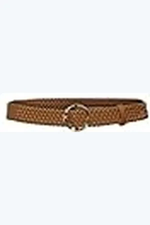 ONLY ONLTHALIA Gevlochten PU Waist Belt Acc Riem, Sugar Almond/Detail: Lichtgoud, 85, , 85