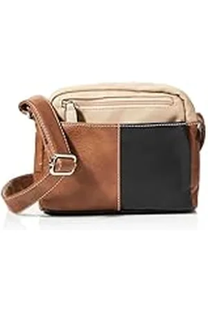 Envy Dames Suzie TAN zwarte schoudertas