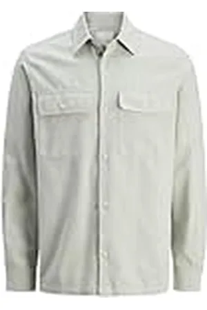 JACK & JONES Jprccraymond Spring Solid Overshirt Sn, , XL
