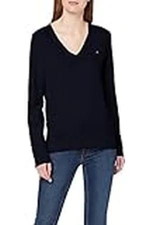Tommy Hilfiger Heritage V-nk Sweater Ww0ww25294 Truien dames, , XXS