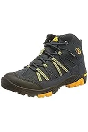 BRUTTING Ohio High Uniseks, kinderen Trail-hardloopschoenen, Marineblauw/oranje, 32 EU